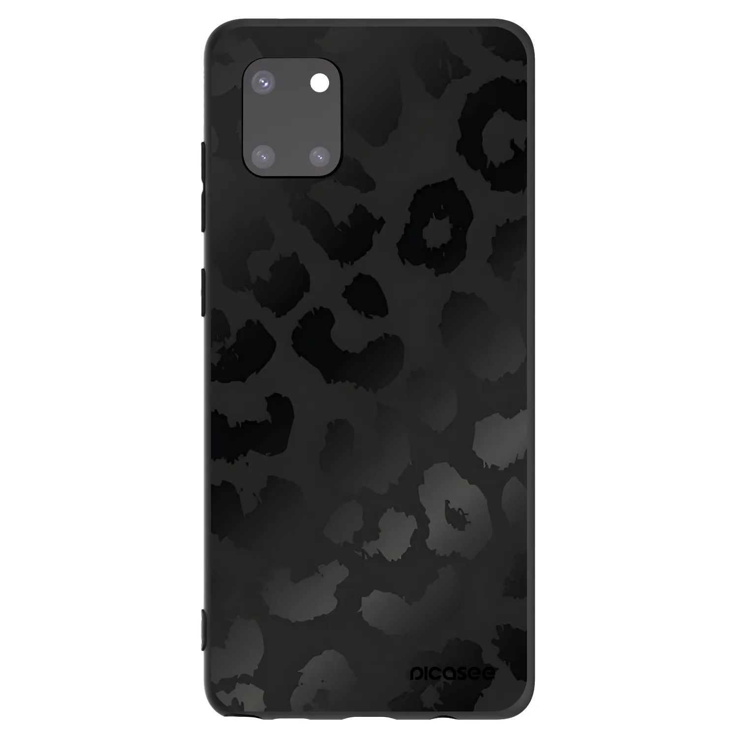 Picasee silikónový čierny obal pre Samsung Galaxy Note 10 Lite N770F - Midnight Leopard