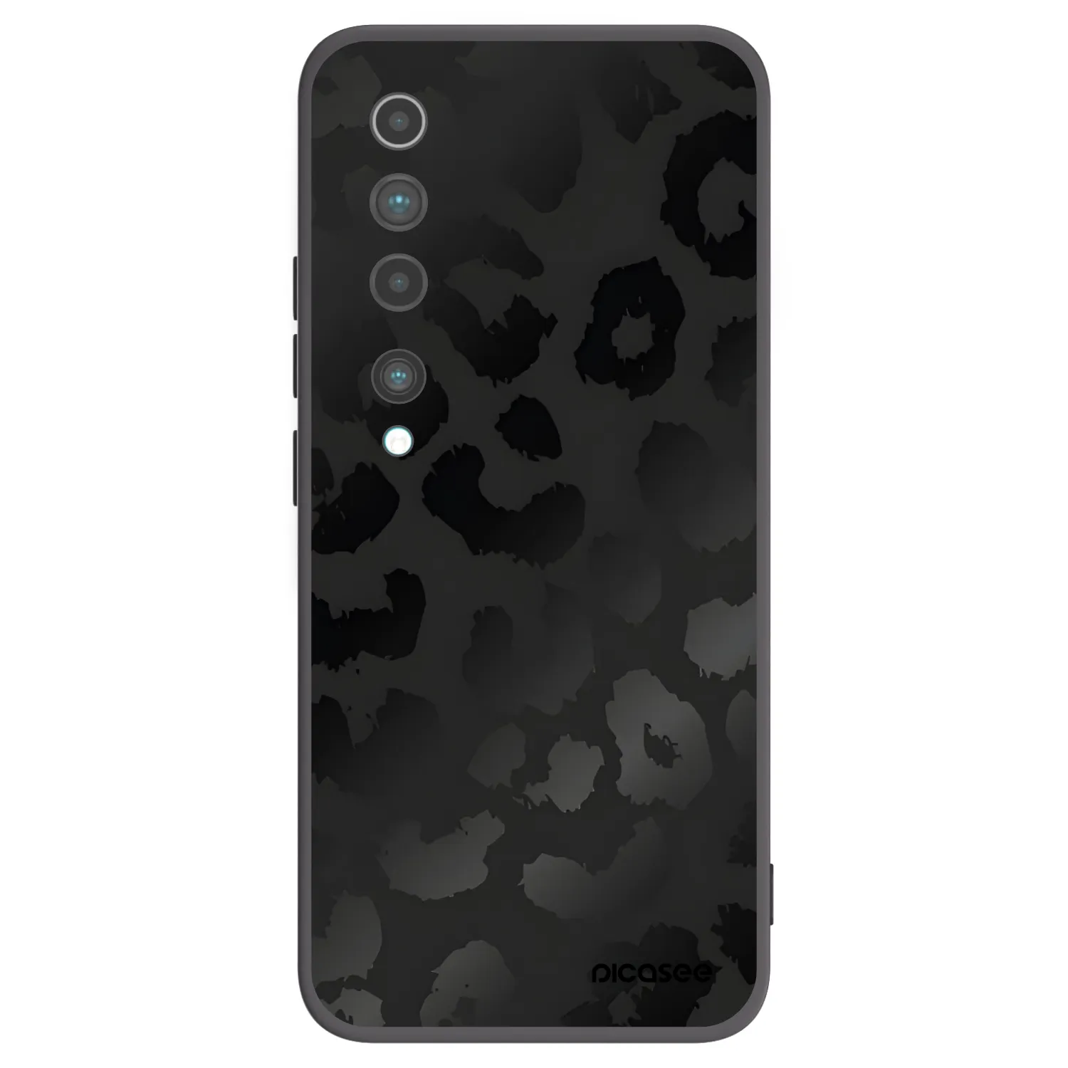 Picasee silikónový čierny obal pre Xiaomi Mi 10 - Midnight Leopard