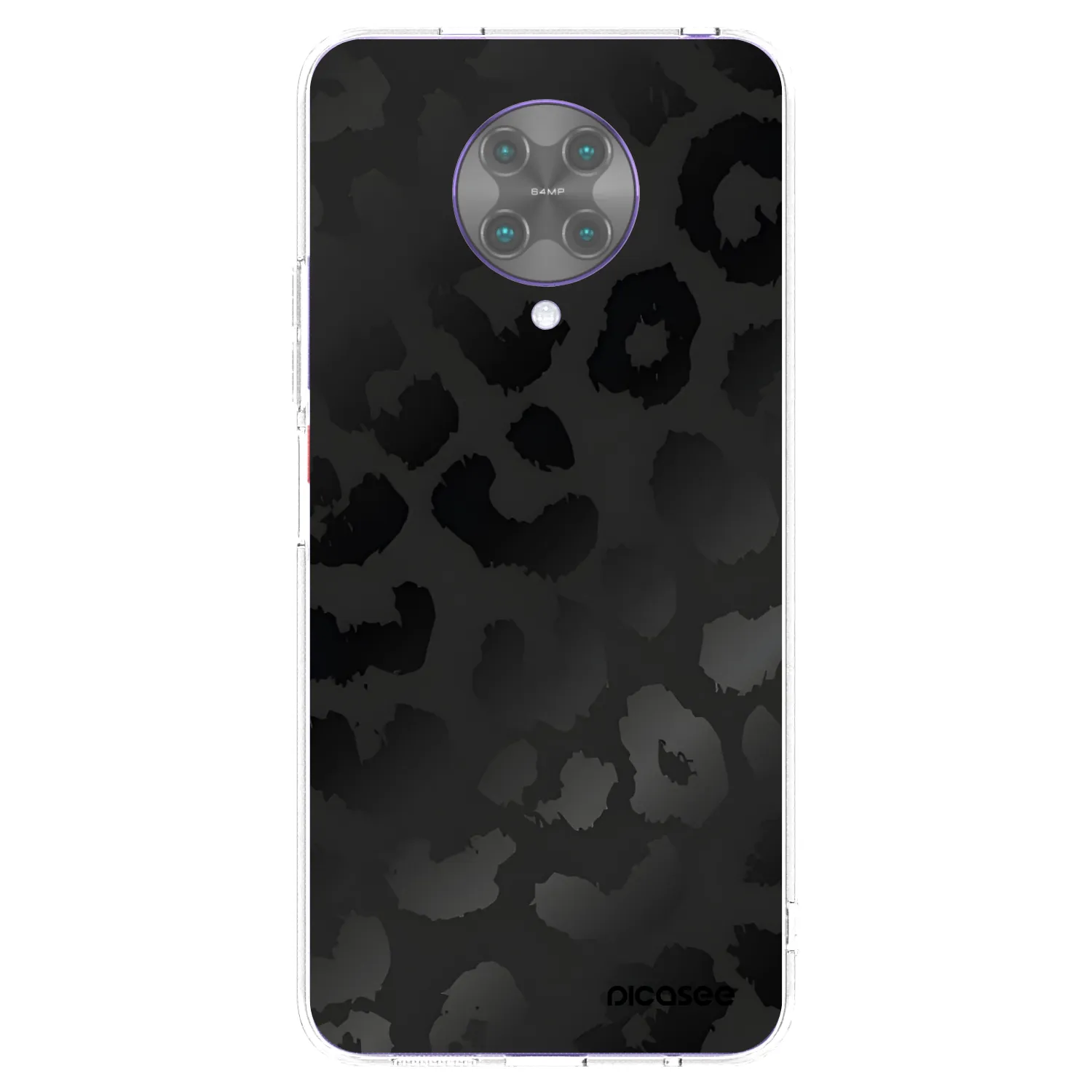 Picasee silikónový prehľadný obal pre Xiaomi Poco F2 Pro - Midnight Leopard