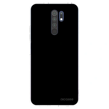 Picasee silikónový prehľadný obal pre Xiaomi Redmi 9 - Black Bliss