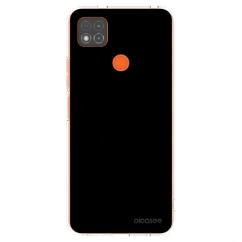 Picasee silikónový prehľadný obal pre Xiaomi Redmi 9C - Black Bliss