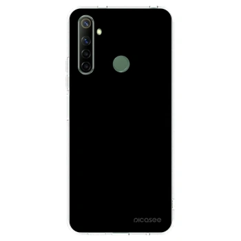 Picasee silikónový prehľadný obal pre Realme 6i - Black Bliss