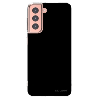Picasee silikónový prehľadný obal pre Samsung Galaxy S21 5G G991B - Black Bliss