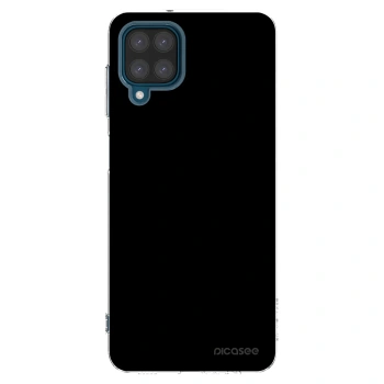 Picasee silikónový prehľadný obal pre Samsung Galaxy A12 A125F - Black Bliss