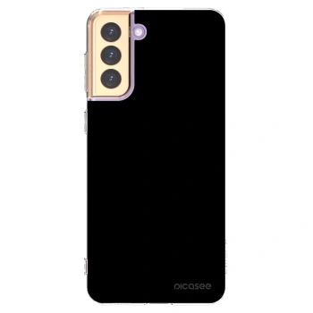 Picasee silikónový prehľadný obal pre Samsung Galaxy S21+ 5G G996F - Black Bliss