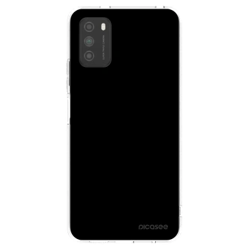 Picasee silikónový prehľadný obal pre Xiaomi Poco M3 - Black Bliss