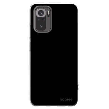 Picasee silikónový prehľadný obal pre Xiaomi Redmi Note 10 - Black Bliss