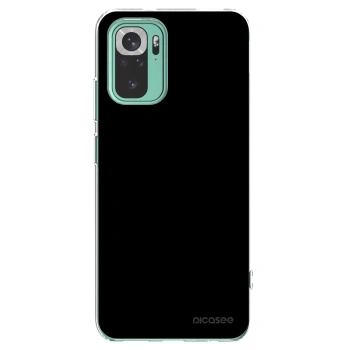 Picasee silikónový prehľadný obal pre Xiaomi Redmi Note 10 Pro - Black Bliss