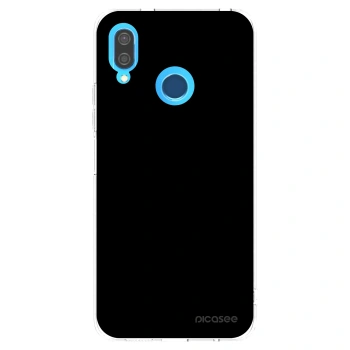 Picasee silikónový prehľadný obal pre Huawei P20 Lite - Black Bliss