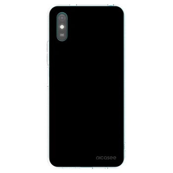 Picasee silikónový prehľadný obal pre Xiaomi Redmi 9AT - Black Bliss