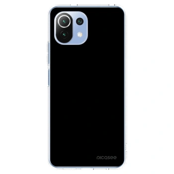 Picasee silikónový prehľadný obal pre Xiaomi Mi 11 Lite - Black Bliss