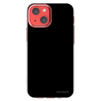 Picasee silikónový prehľadný obal pre Apple iPhone 13 mini - Black Bliss