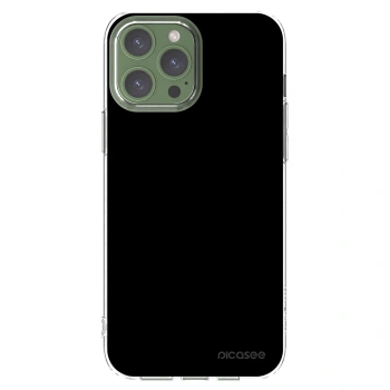 Picasee silikónový prehľadný obal pre Apple iPhone 13 Pro Max - Black Bliss