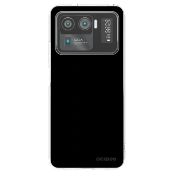 Picasee silikónový prehľadný obal pre Xiaomi Mi 11 Ultra - Black Bliss