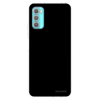 Picasee silikónový prehľadný obal pre Motorola Moto G60 - Black Bliss