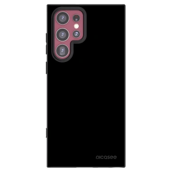Picasee silikónový čierny obal pre Samsung Galaxy S22 Ultra 5G - Black Bliss