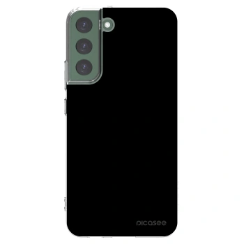 Picasee silikónový prehľadný obal pre Samsung Galaxy S22+ 5G - Black Bliss
