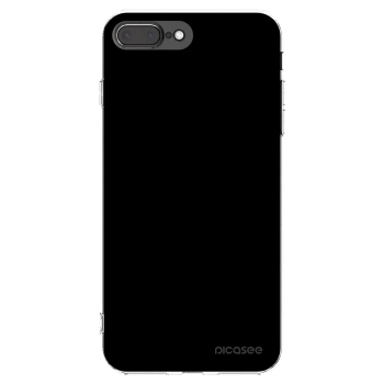 Picasee silikónový prehľadný obal pre Apple iPhone 8 Plus - Black Bliss