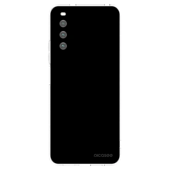 Picasee silikónový prehľadný obal pre Sony Xperia 10 IV 5G - Black Bliss