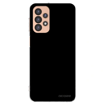 Picasee silikónový prehľadný obal pre Samsung Galaxy A23 A236B 5G - Black Bliss