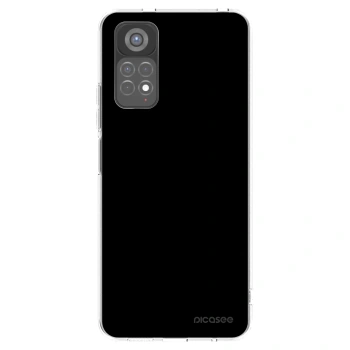 Picasee silikónový prehľadný obal pre Xiaomi Redmi Note 11S 5G - Black Bliss