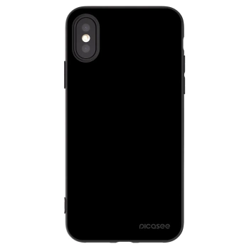 Picasee silikónový čierny obal pre Apple iPhone X/XS - Black Bliss