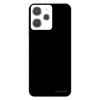 Picasee silikónový prehľadný obal pre Xiaomi Redmi 12 4G - Black Bliss