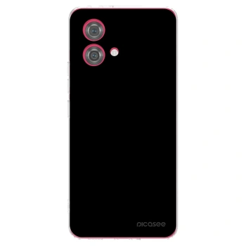 Picasee silikónový prehľadný obal pre Motorola Moto G84 5G - Black Bliss