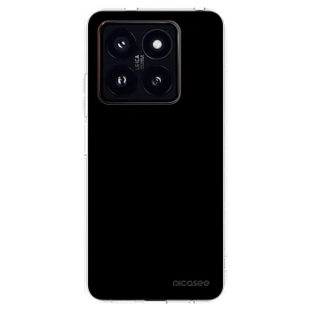 Picasee silikónový prehľadný obal pre Xiaomi 14 Pro - Black Bliss