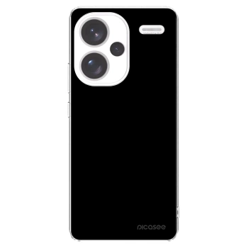 Picasee silikónový prehľadný obal pre Xiaomi Redmi Note 13 Pro+ 5G - Black Bliss