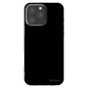 Picasee silikónový prehľadný obal pre Apple iPhone 16 Pro Max - Black Bliss