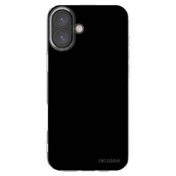 Picasee silikónový prehľadný obal pre Apple iPhone 16 Plus - Black Bliss