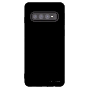 Picasee silikónový čierny obal pre Samsung Galaxy S10 G973 - Black Bliss