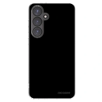 Picasee silikónový prehľadný obal pre Samsung Galaxy S24 FE S721B - Black Bliss