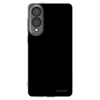 Picasee silikónový prehľadný obal pre Samsung Galaxy S25 Edge 5G - Black Bliss