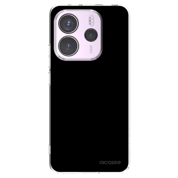 Picasee silikónový prehľadný obal pre Xiaomi Redmi Note 14 4G - Black Bliss