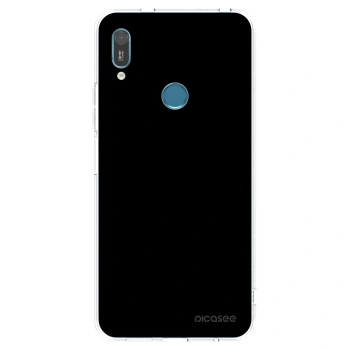 Picasee silikónový prehľadný obal pre Huawei Y6 2019 - Black Bliss
