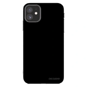 Picasee silikónový prehľadný obal pre Apple iPhone 11 - Black Bliss
