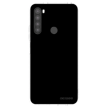 Picasee silikónový prehľadný obal pre Xiaomi Redmi Note 8 - Black Bliss