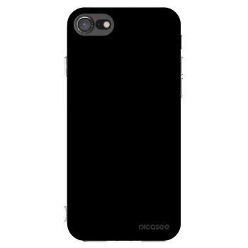 Picasee silikónový prehľadný obal pre Apple iPhone SE 2020 - Black Bliss