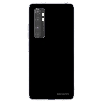 Picasee silikónový prehľadný obal pre Xiaomi Mi Note 10 Lite - Black Bliss