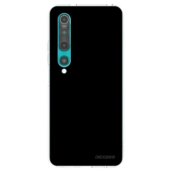 Picasee silikónový prehľadný obal pre Xiaomi Mi 10 - Black Bliss