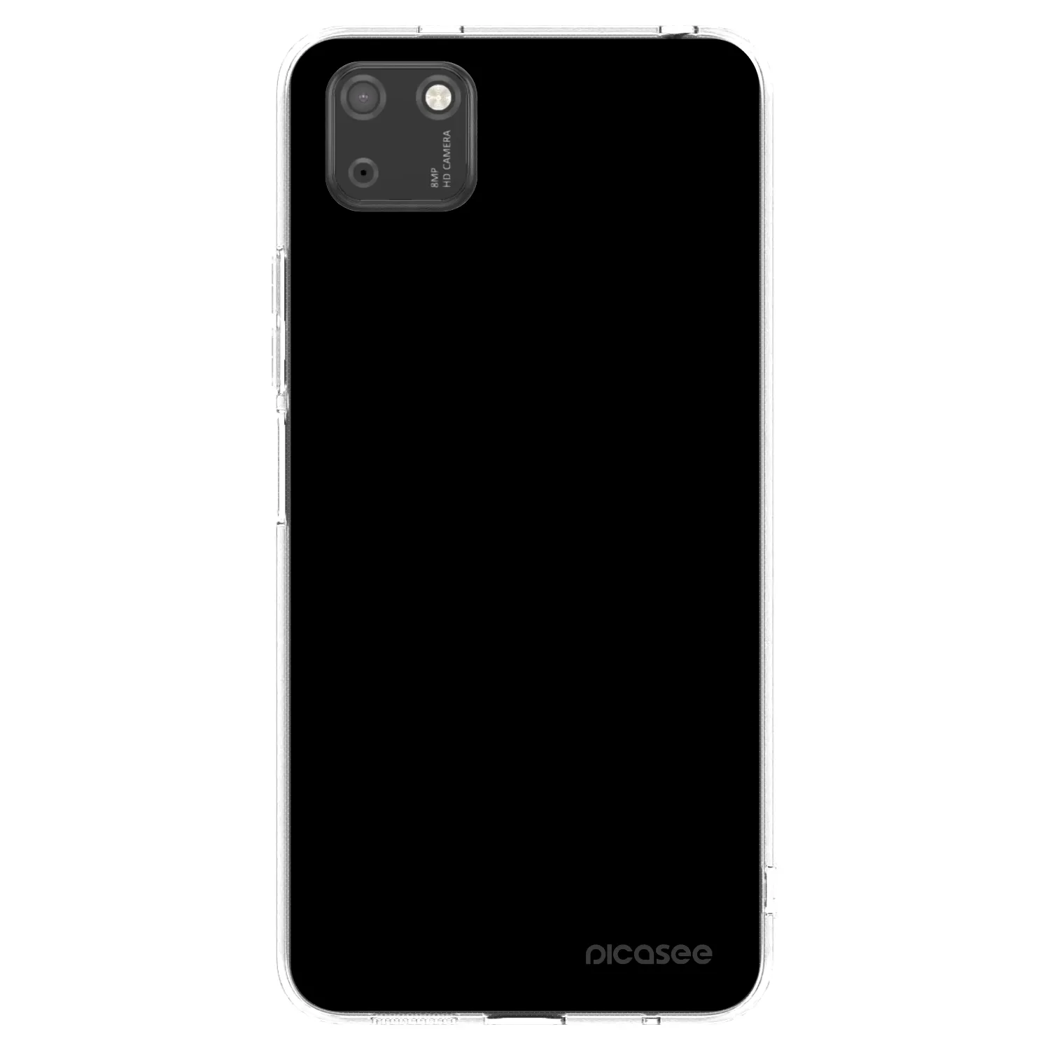 Picasee silikónový prehľadný obal pre Huawei Y5P - Black Bliss