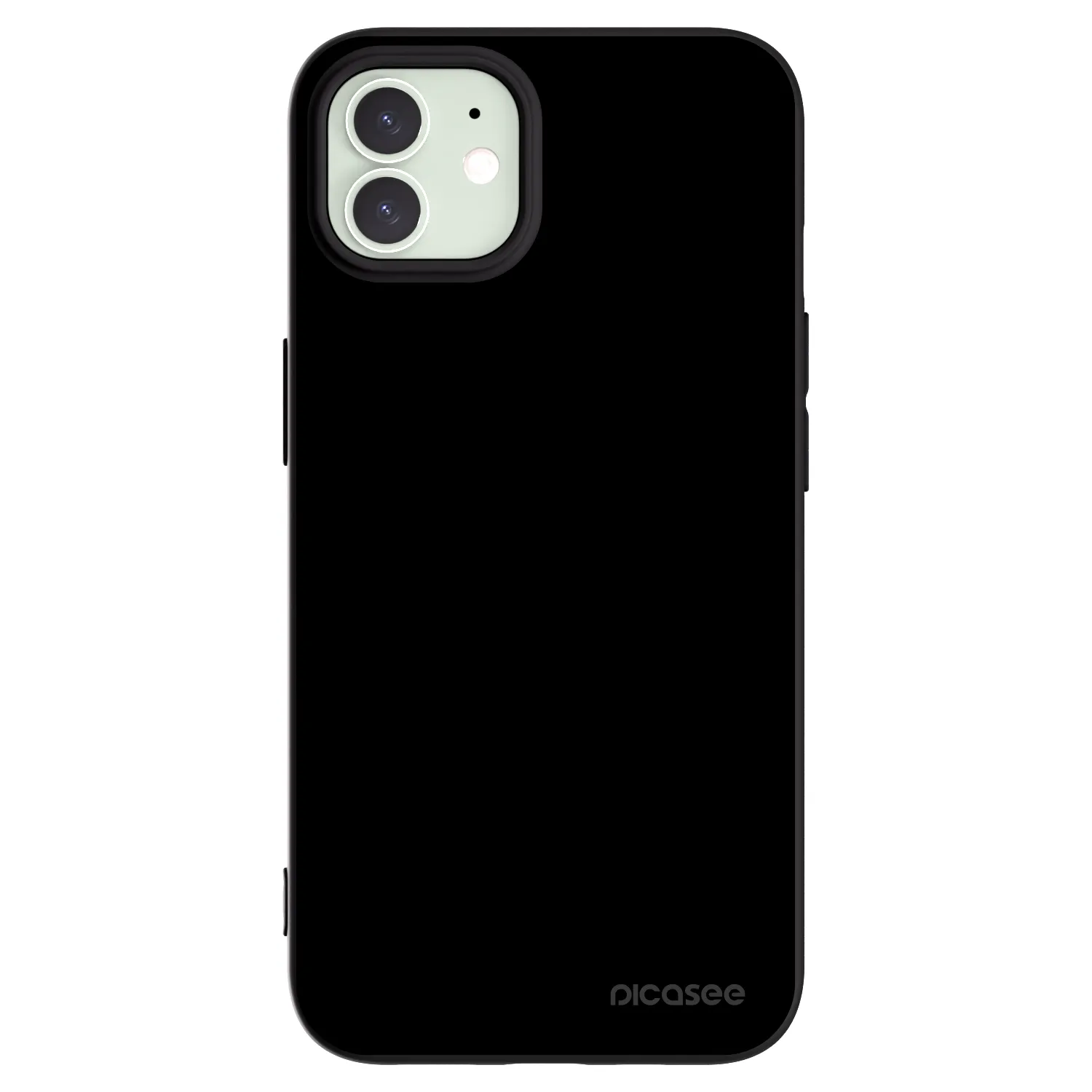 Picasee silikónový čierny obal pre Apple iPhone 12 - Black Bliss
