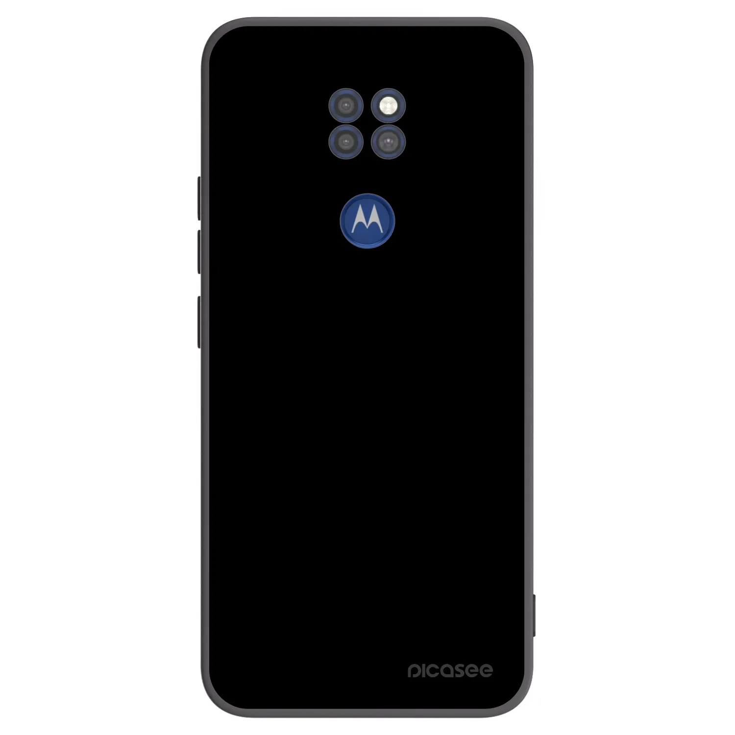 Picasee silikónový čierny obal pre Motorola Moto G9 Play - Black Bliss