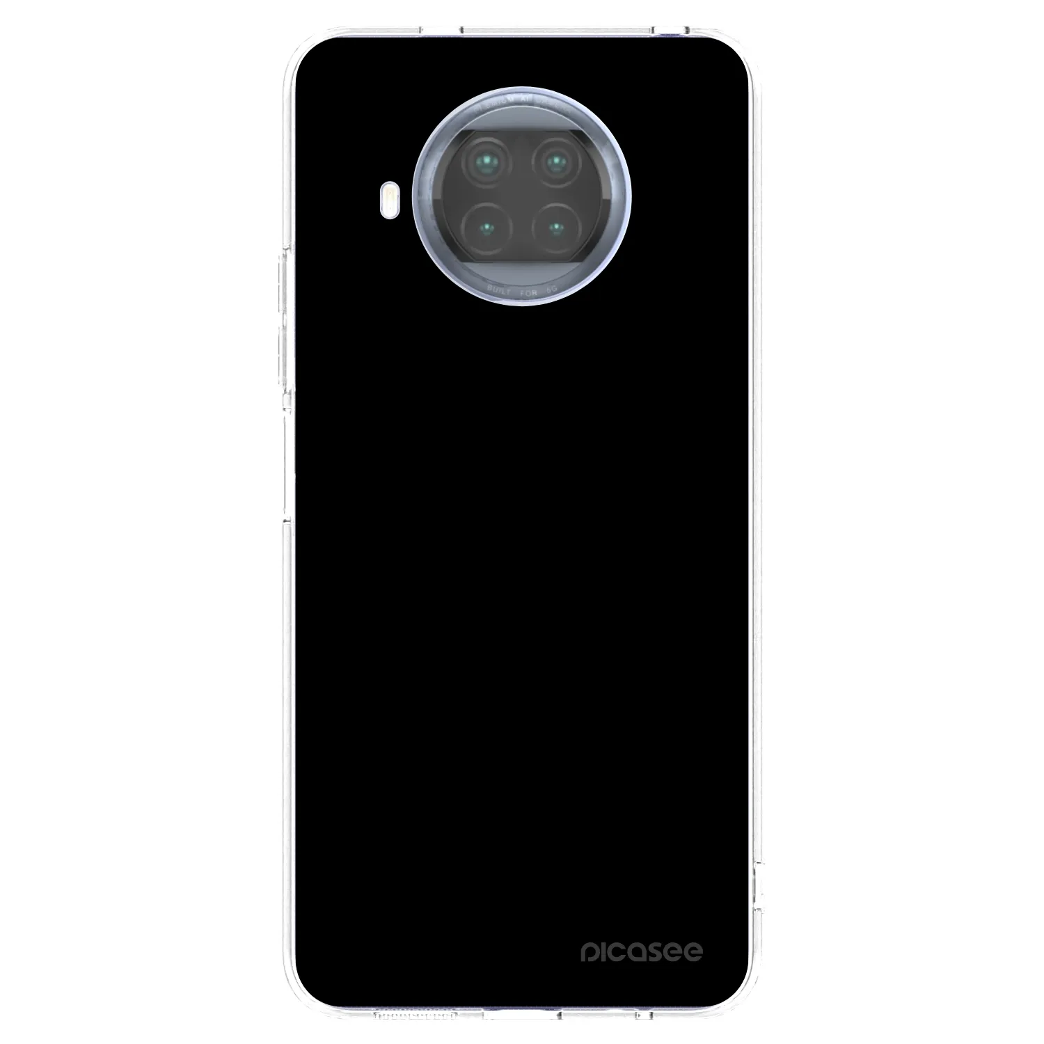 Picasee silikónový prehľadný obal pre Xiaomi Mi 10T Lite - Black Bliss