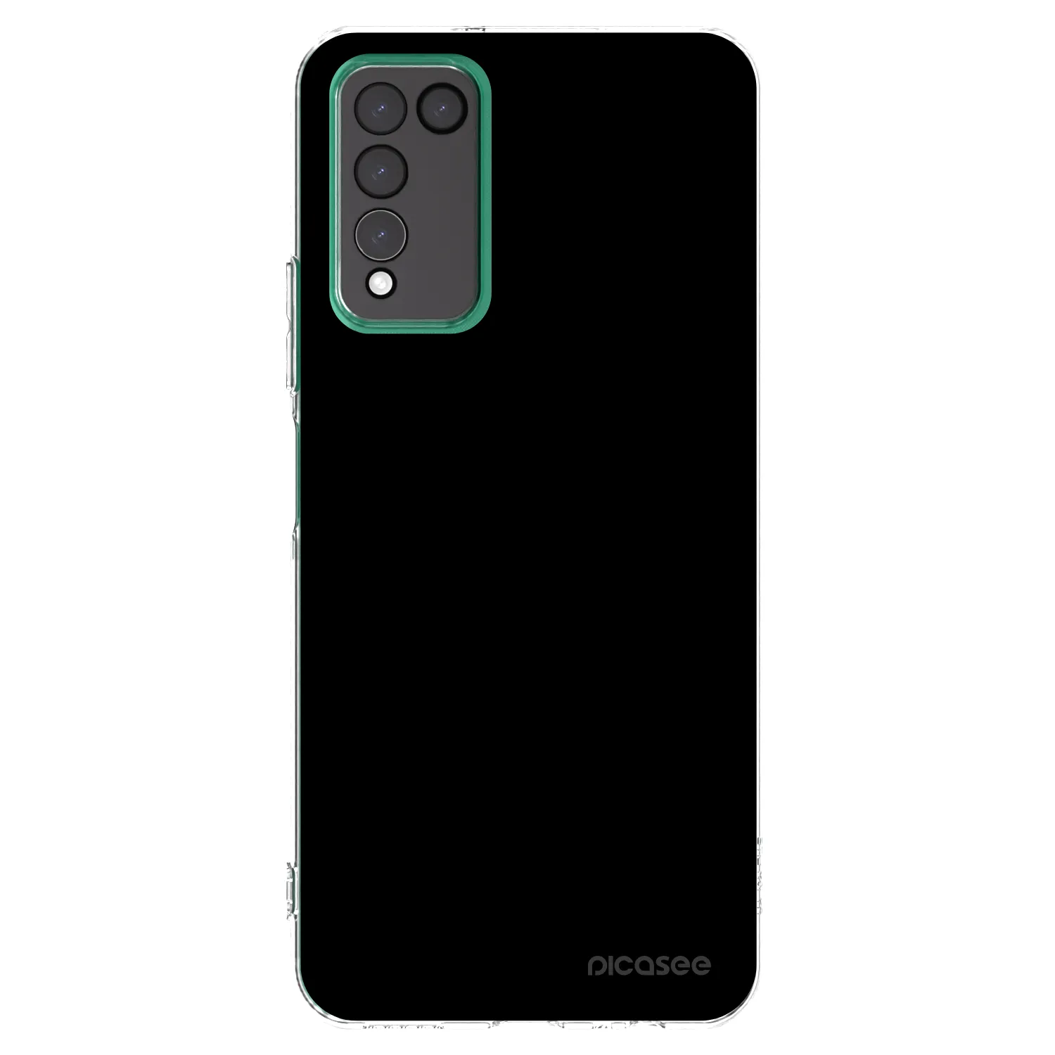 Picasee silikónový prehľadný obal pre Honor 10X Lite - Black Bliss
