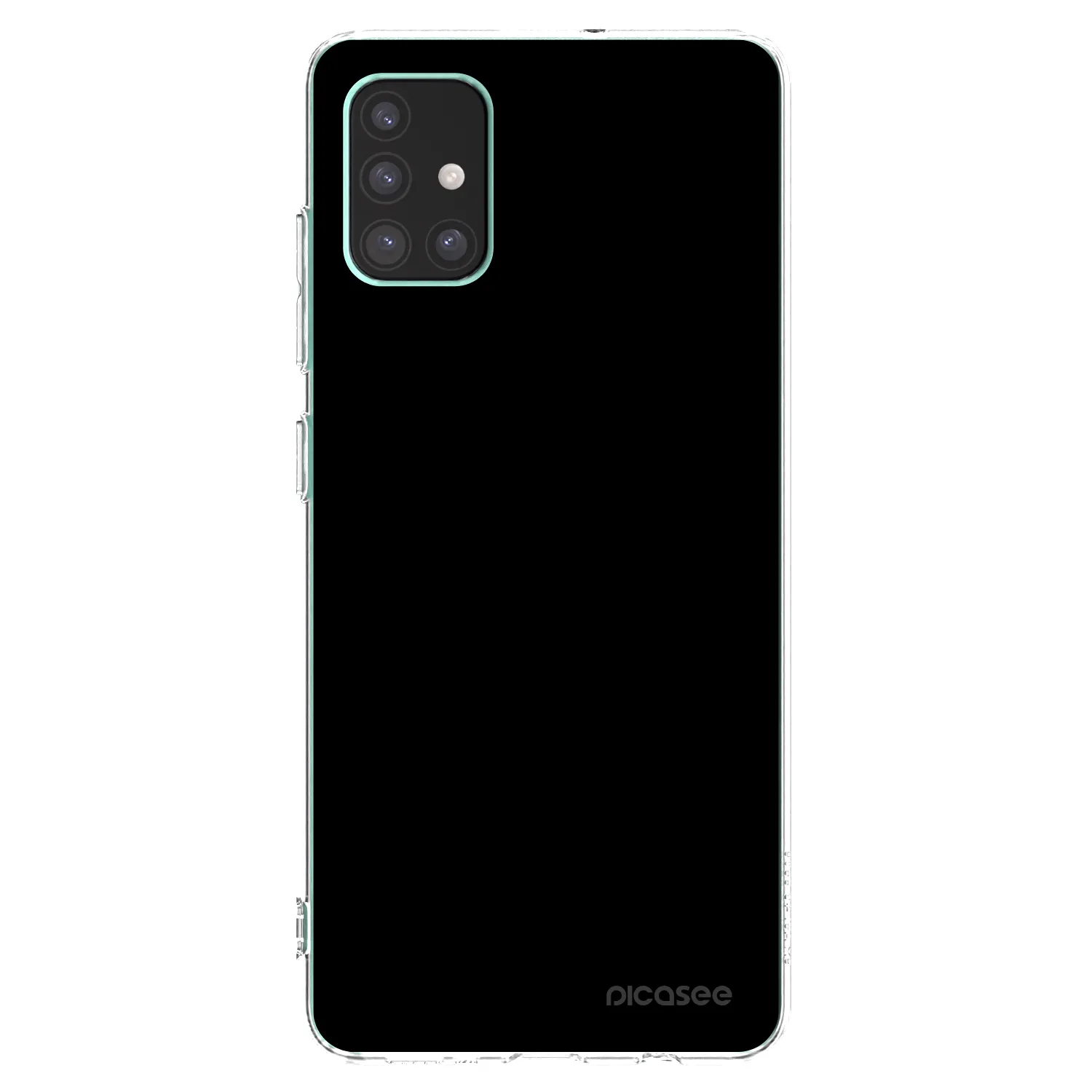 Picasee silikónový prehľadný obal pre Samsung Galaxy M51 M515F - Black Bliss