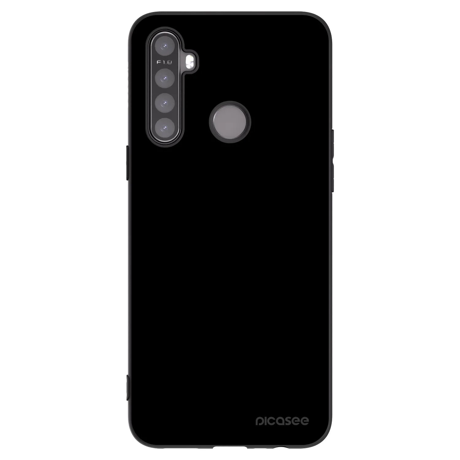 Picasee silikónový čierny obal pre Realme 5 - Black Bliss