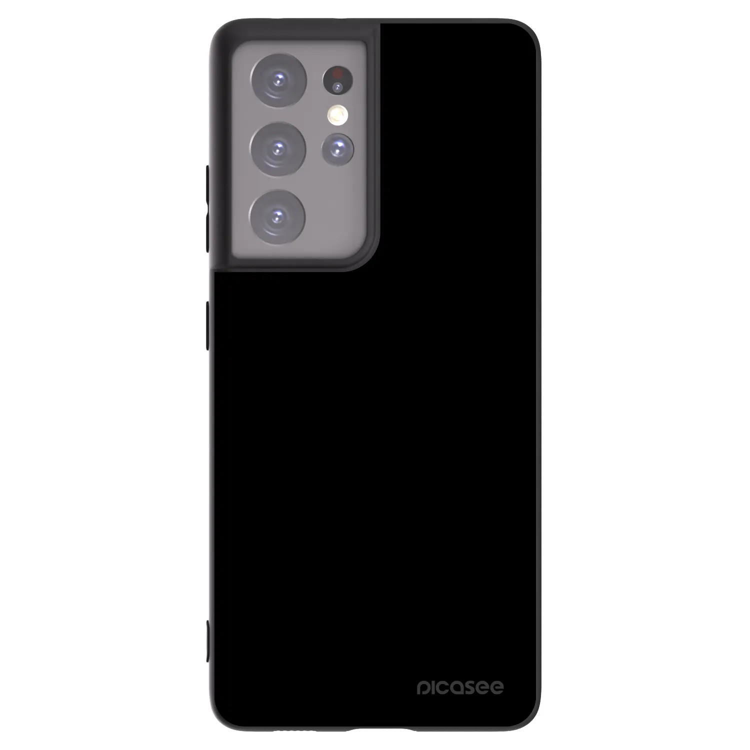Picasee silikónový čierny obal pre Samsung Galaxy S21 Ultra 5G G998B - Black Bliss